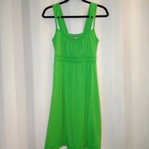 North Face Medium Lime Green Casual  Tank Dress